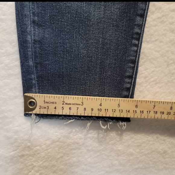 Judy Blue Women's Relaxed Fit Jeans Cropped Dark Wash Stretch Denim - Picture 12 of 14